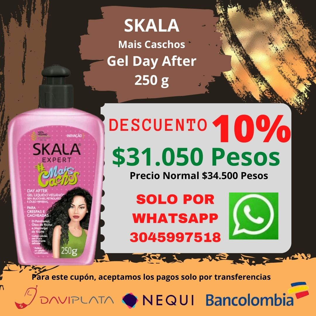 SKALA EXPERT Gel Mais Cachos Dia Después 250 ml (-10%) – La Tienda del  Cabello Rizado Colombia